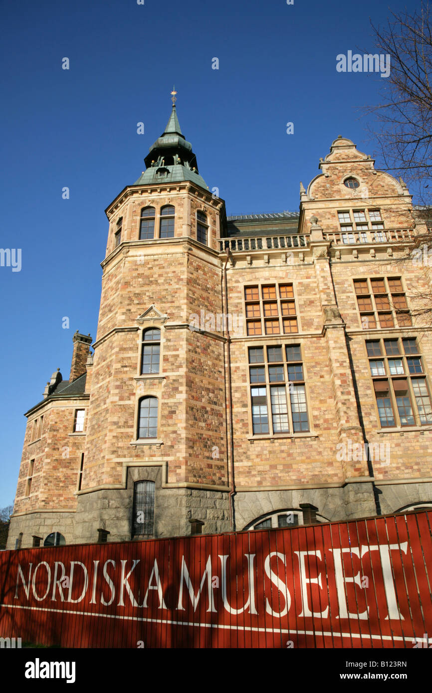 Nordic Or Nordiska Museum, Djurgarden, Stockholm, Sweden Stock Photo ...