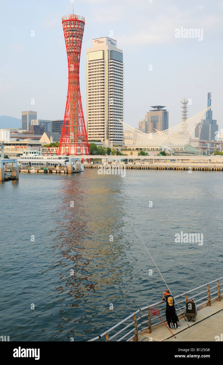 The Port Tower and Hotel Okura, Kobe JP Stock Photo