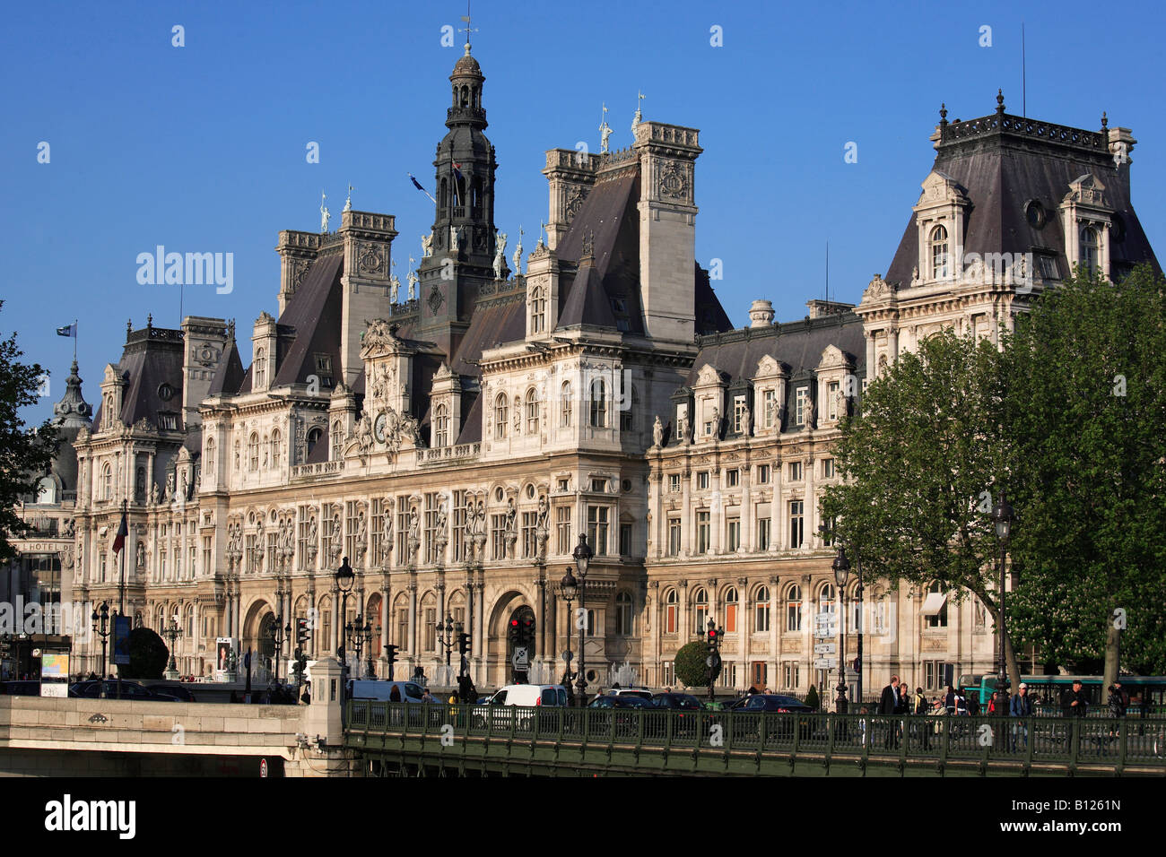 France Paris Hôtel de Ville City Hall Stock Photo - Alamy