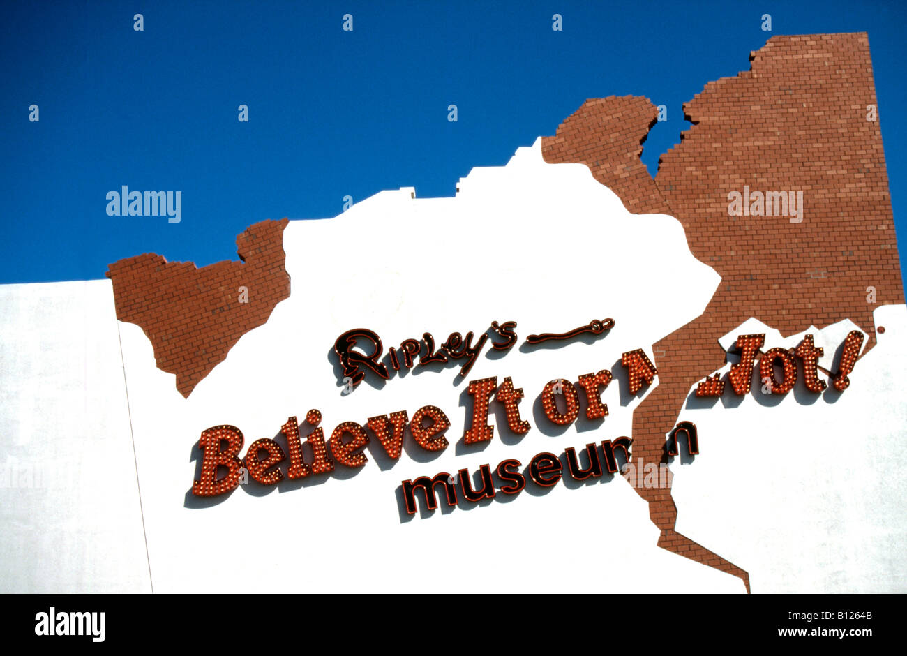 Detail of Ripleys Believe It Or Not museum USA Stock Photo - Alamy