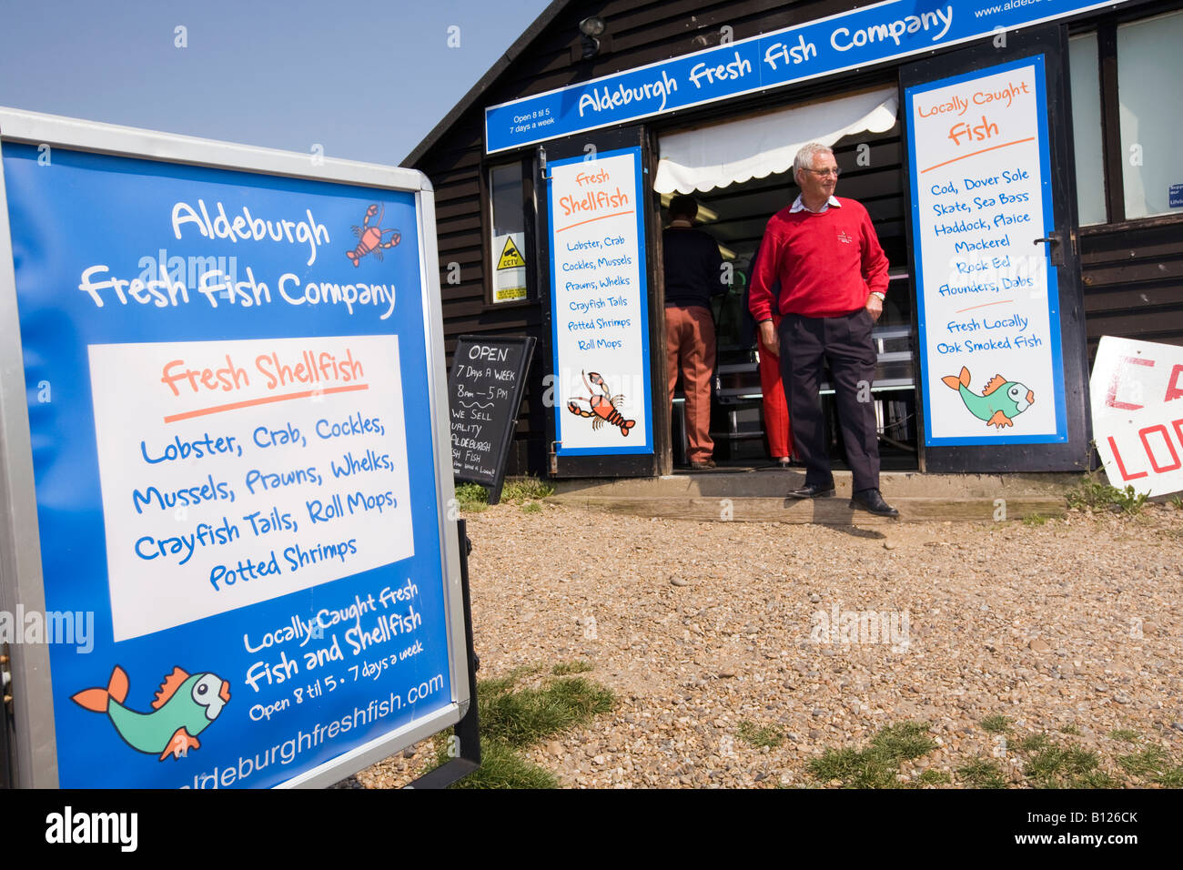 Aldeburgh Fresh Fish Company Stock Photos Aldeburgh Fresh Fish