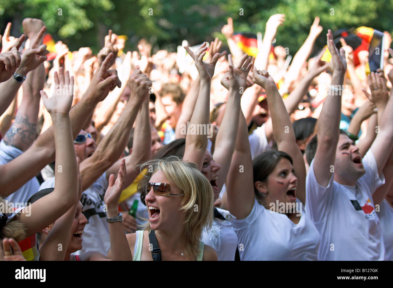German Football fans Stock Photo Alamy