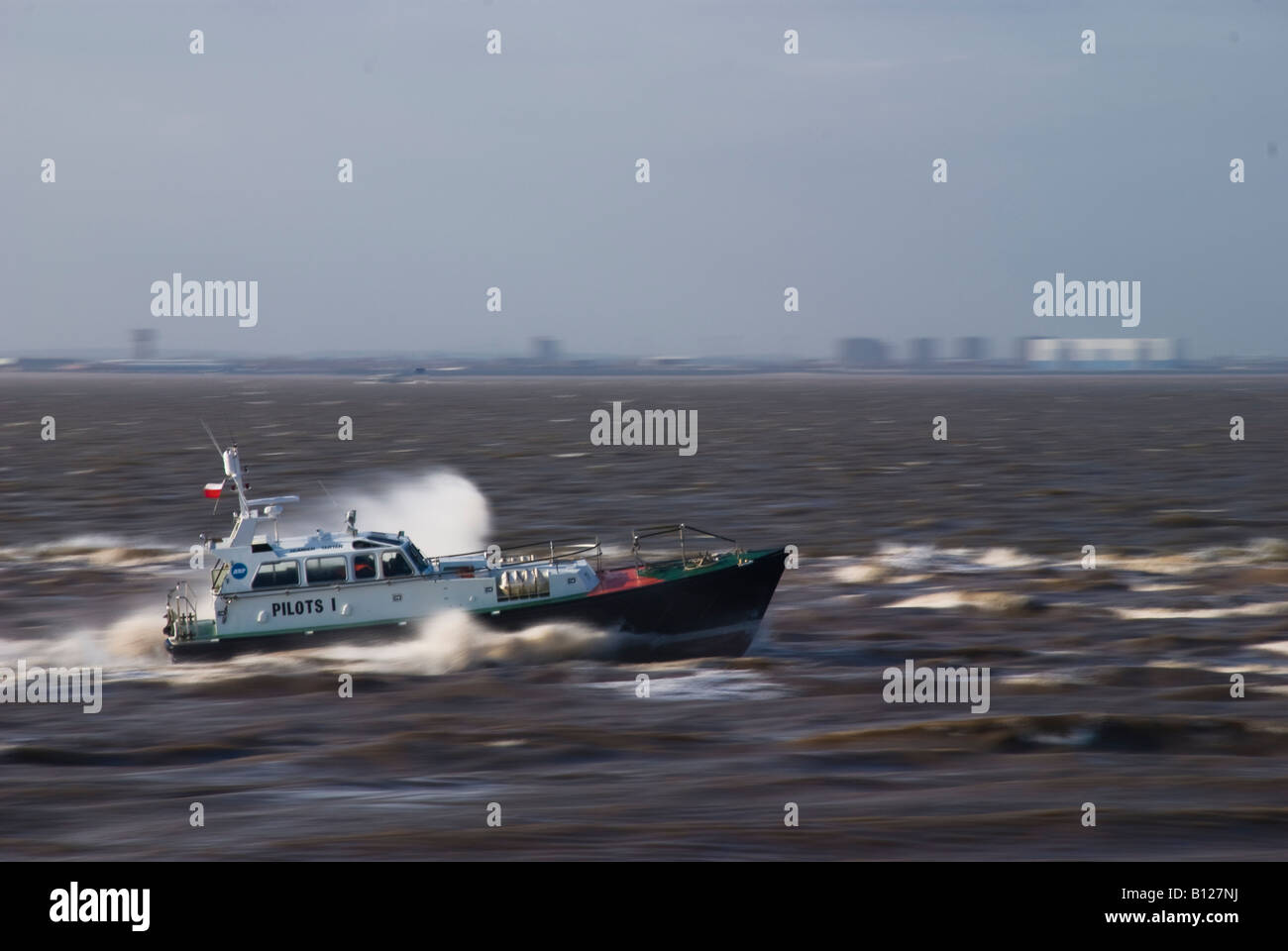 River Humber Pilot Boat Stock Photo