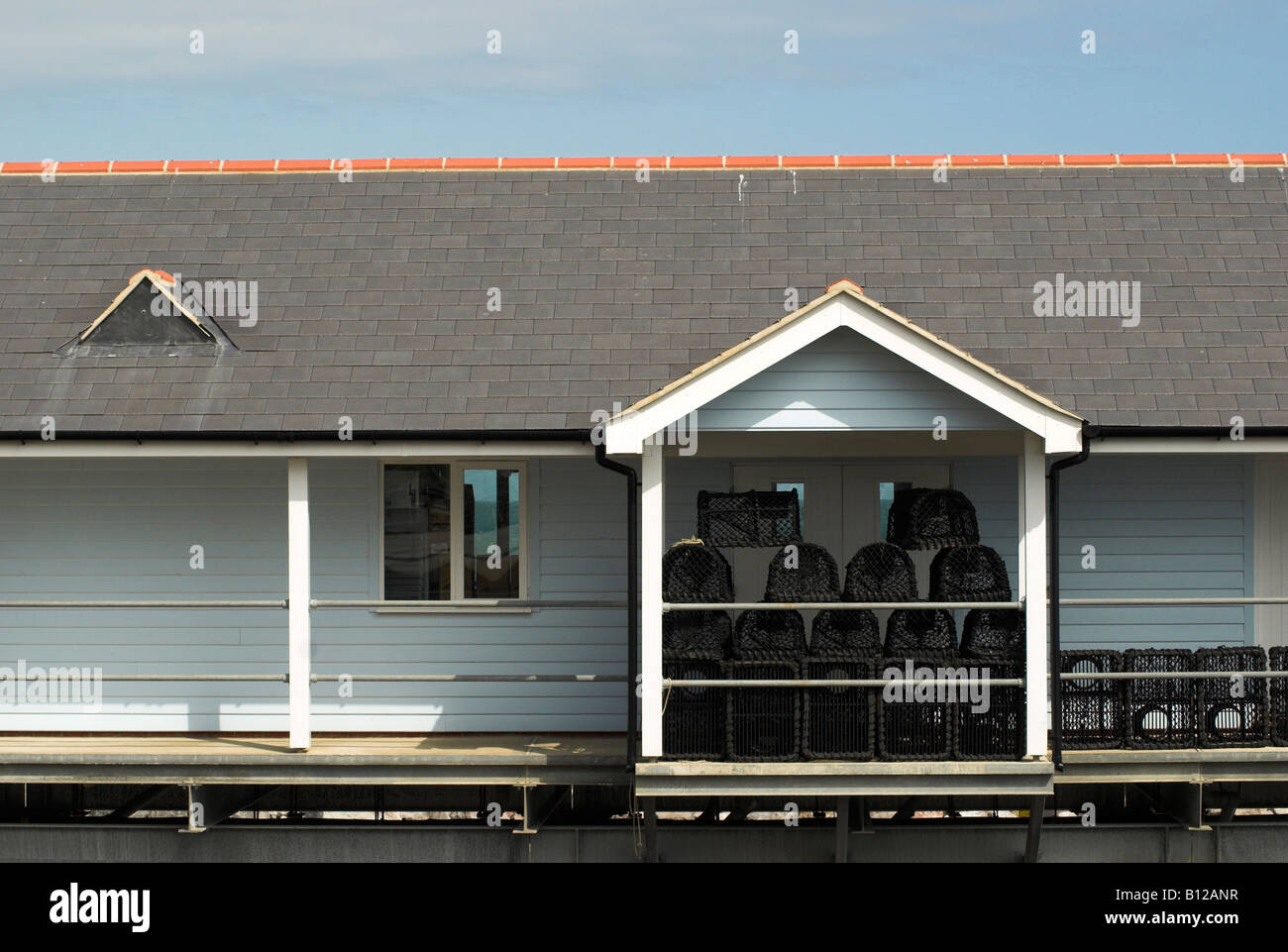 Lobster pots Ventnor Haven Fishery, Isle of Wight Stock Photo Alamy