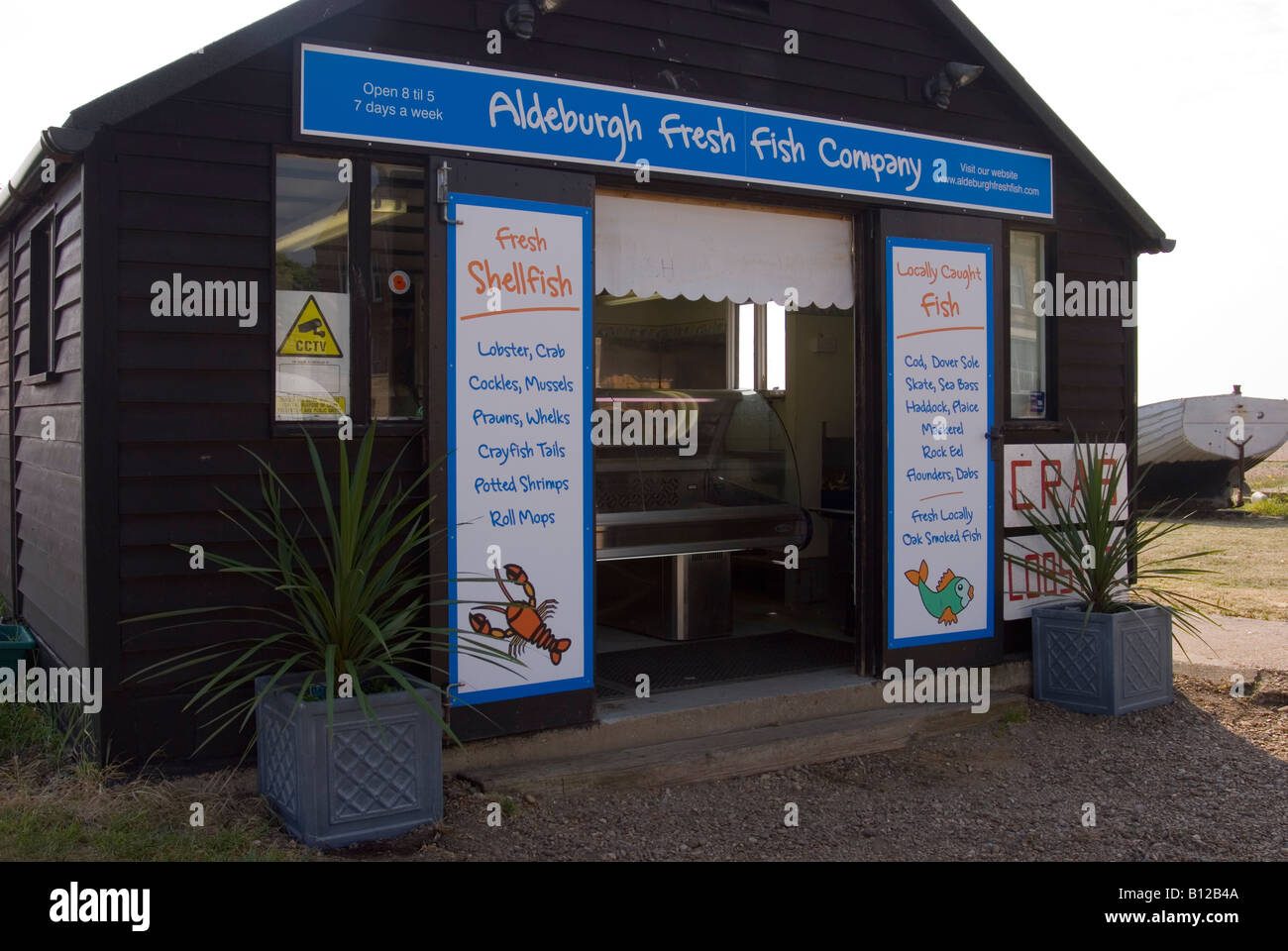 Aldeburgh Fresh Fish Company store in the uk Stock Photo Alamy