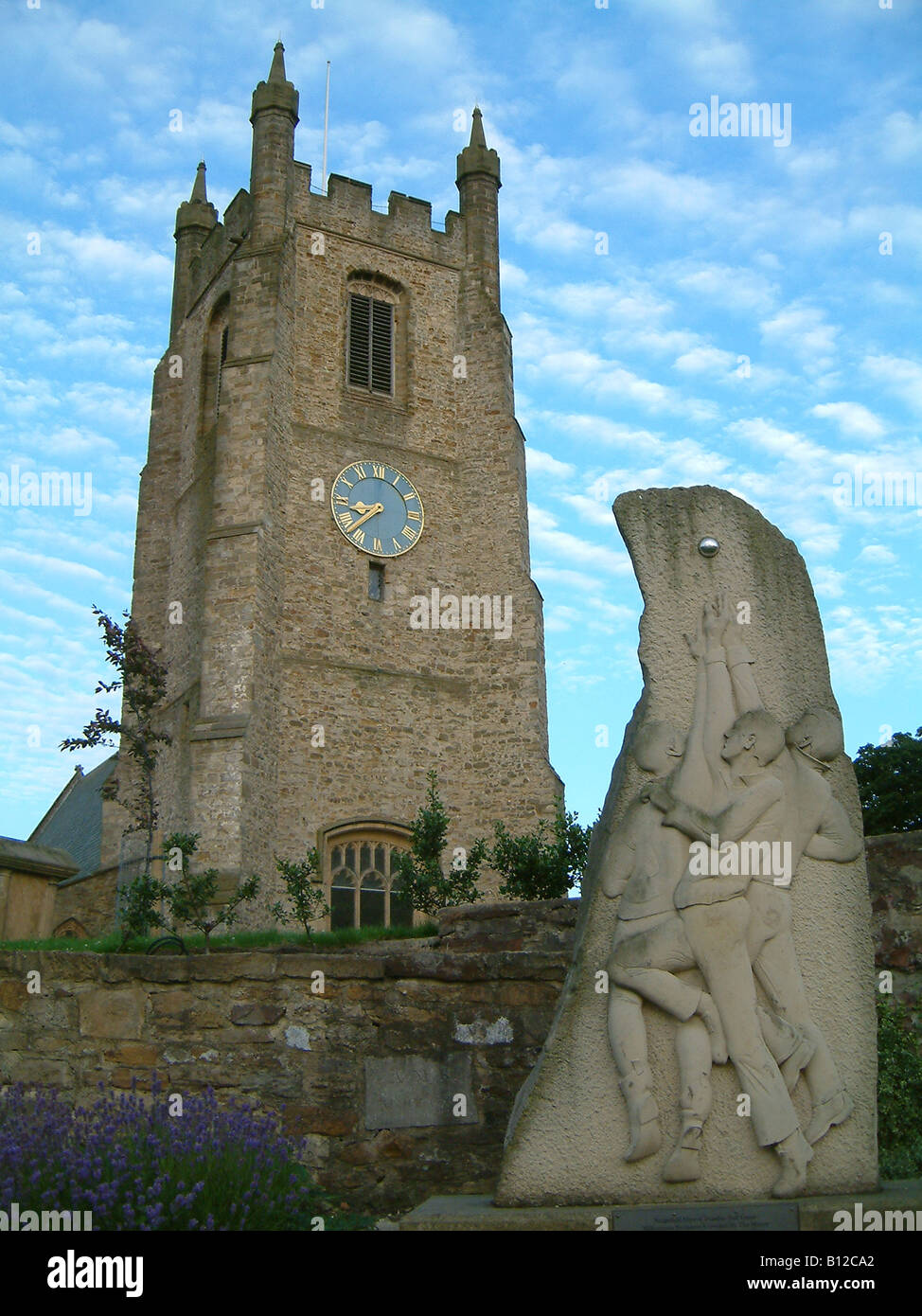 Sedgefield Church and Monument Stock Photo