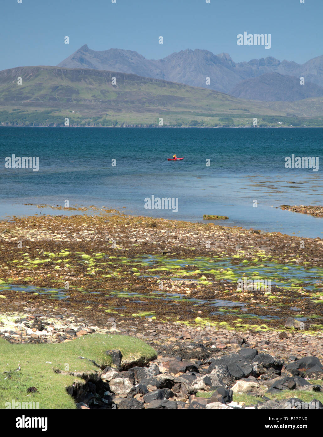 Cuillins from Elgol Isle of Skye Sotland Stock Photo