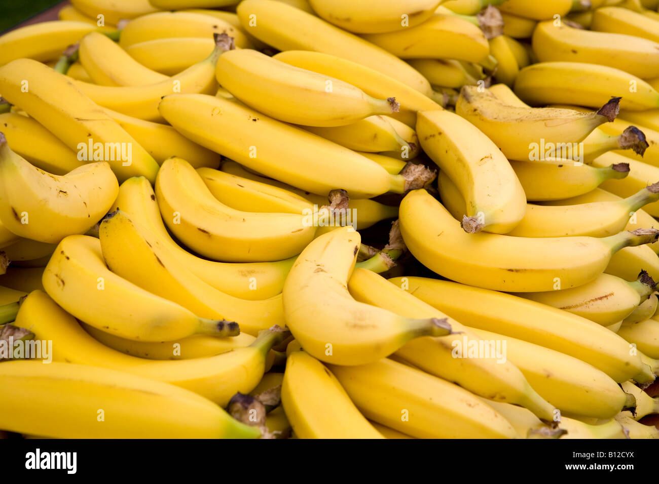 bananas maturing ripening Stock Photo