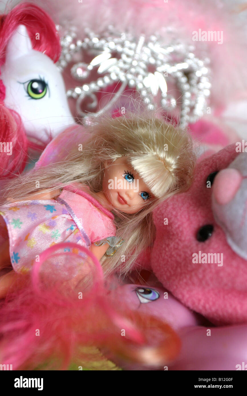 Pink Toys Stock Photo: 17881487 - Alamy
