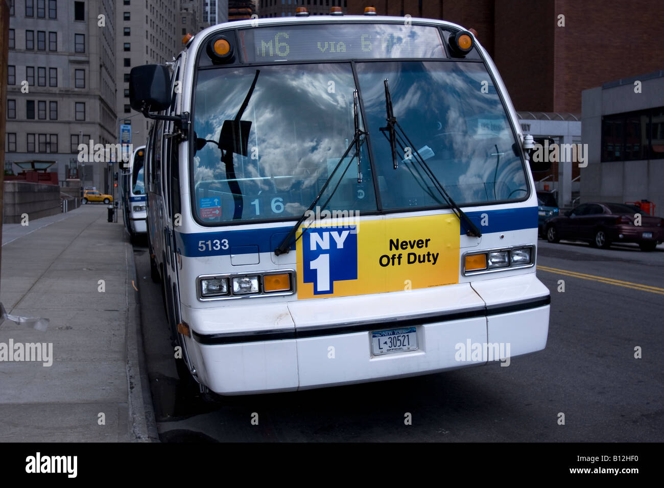 New York City MTA bus. Stock Photo