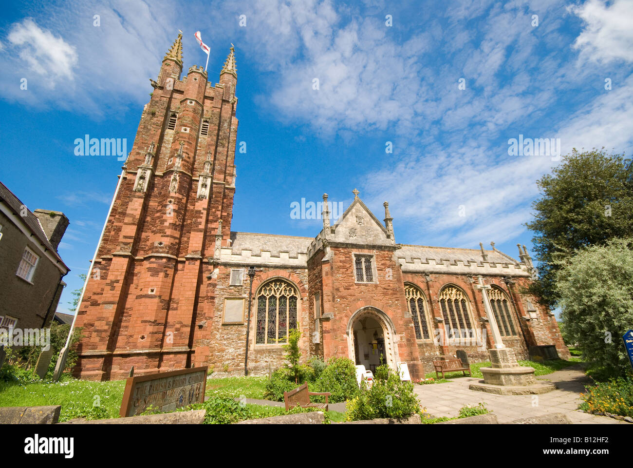 Church of St Mary in Totnes Devon Stock Photo