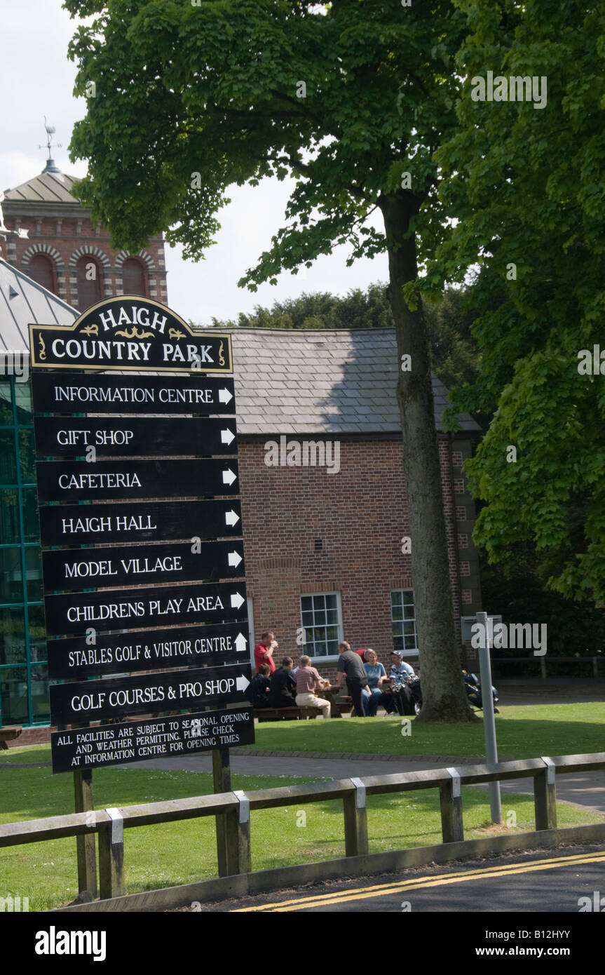 Haigh Hall country park Wigan Lancashire summer afternoon Stock Photo Alamy