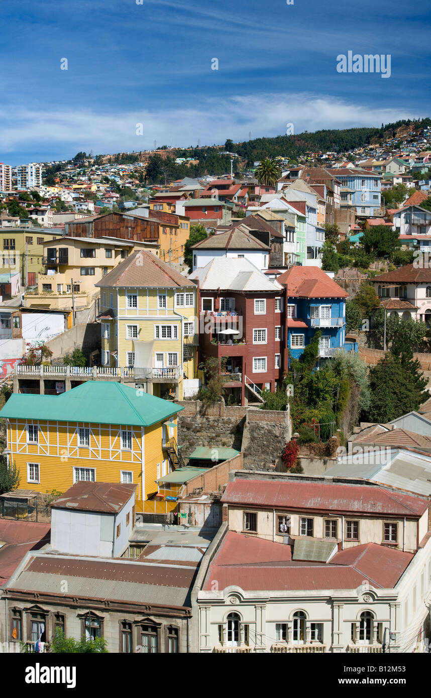 CERRO SAN JUAN DE DIOS BELLAVISTA VALPARAISO CHILE Stock Photo - Alamy