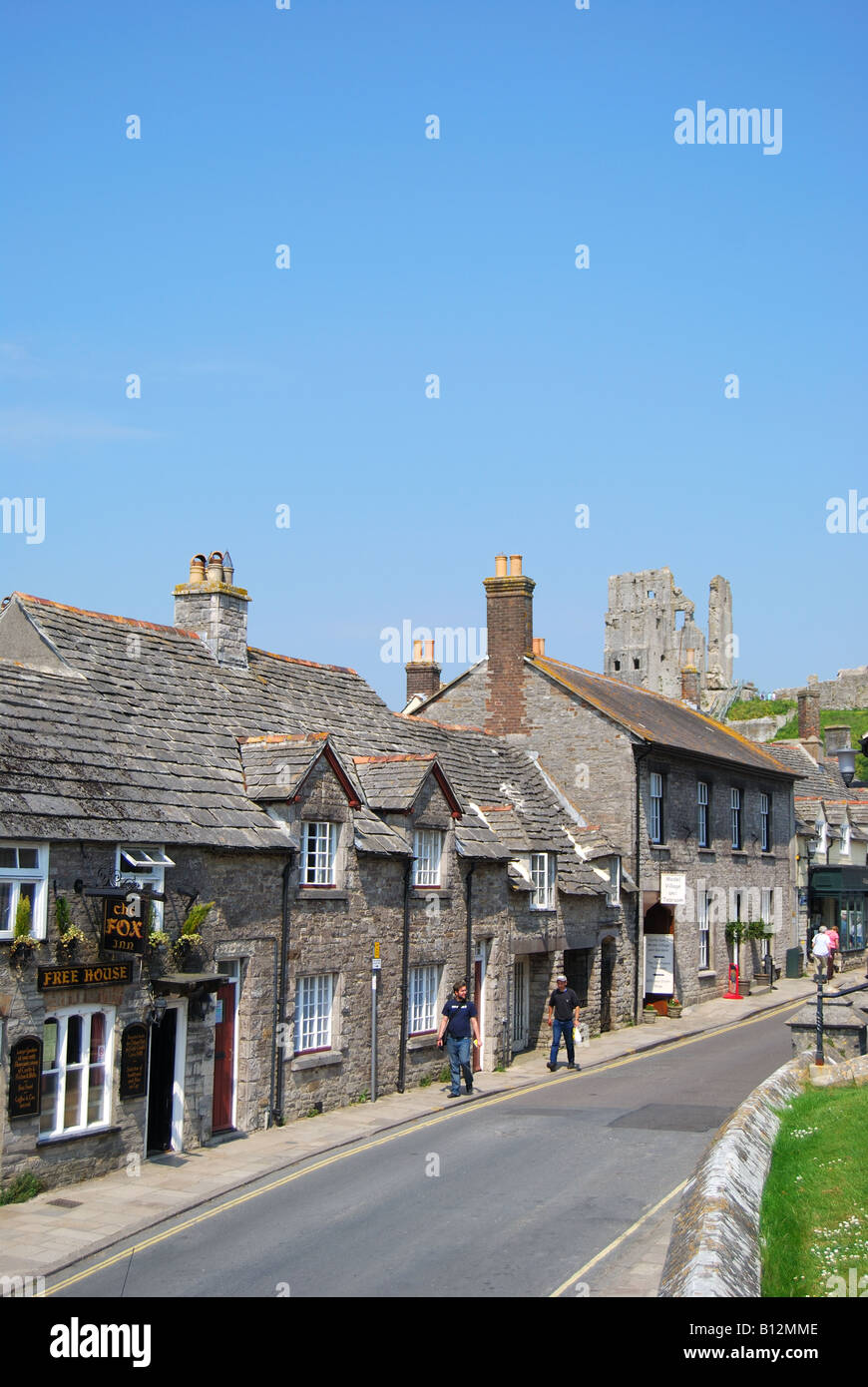 West Street, Corfe Castle, Dorset, England, United Kingdom Stock Photo Alamy