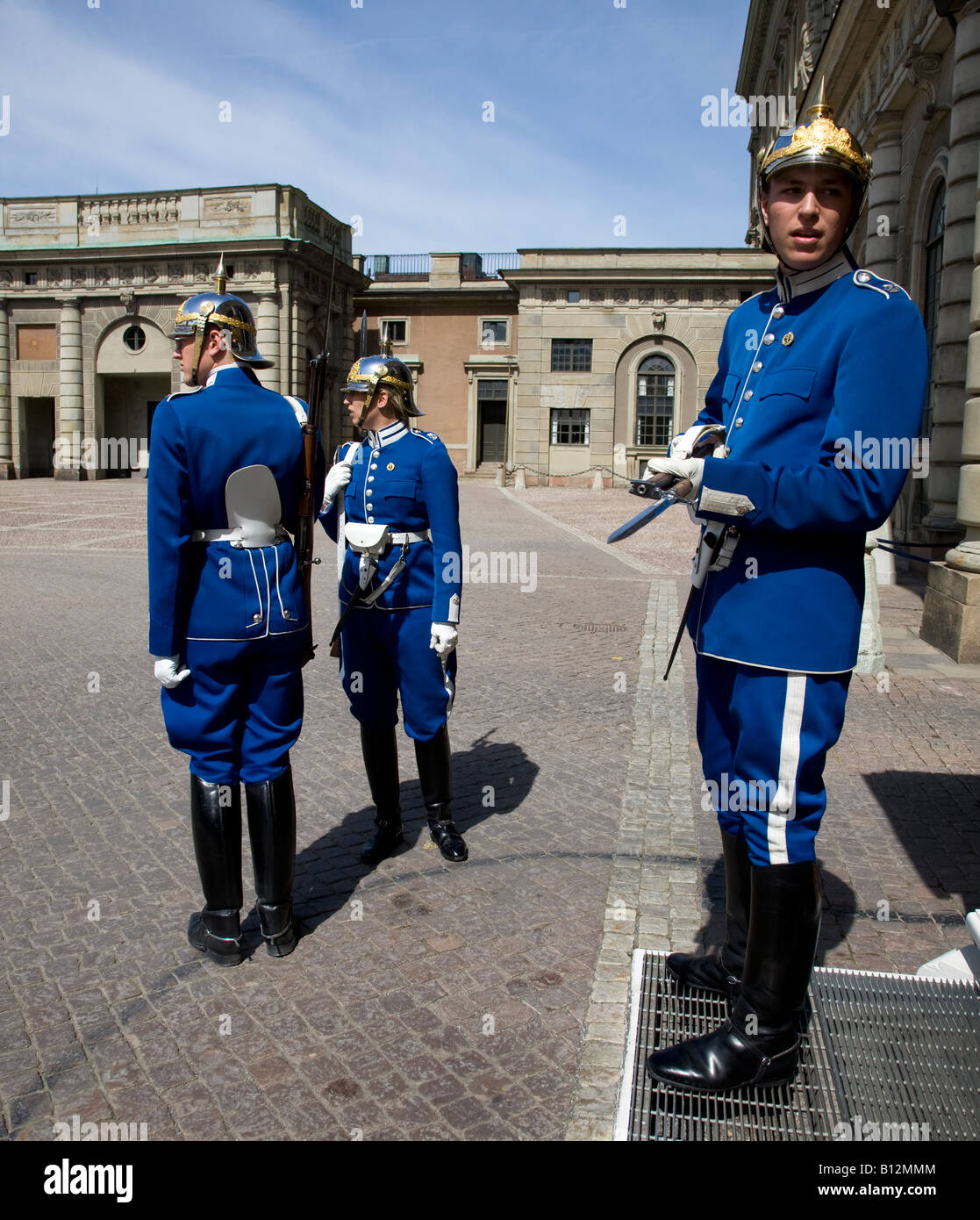 Changing of the Guard (Stockholm) Stock Photo
