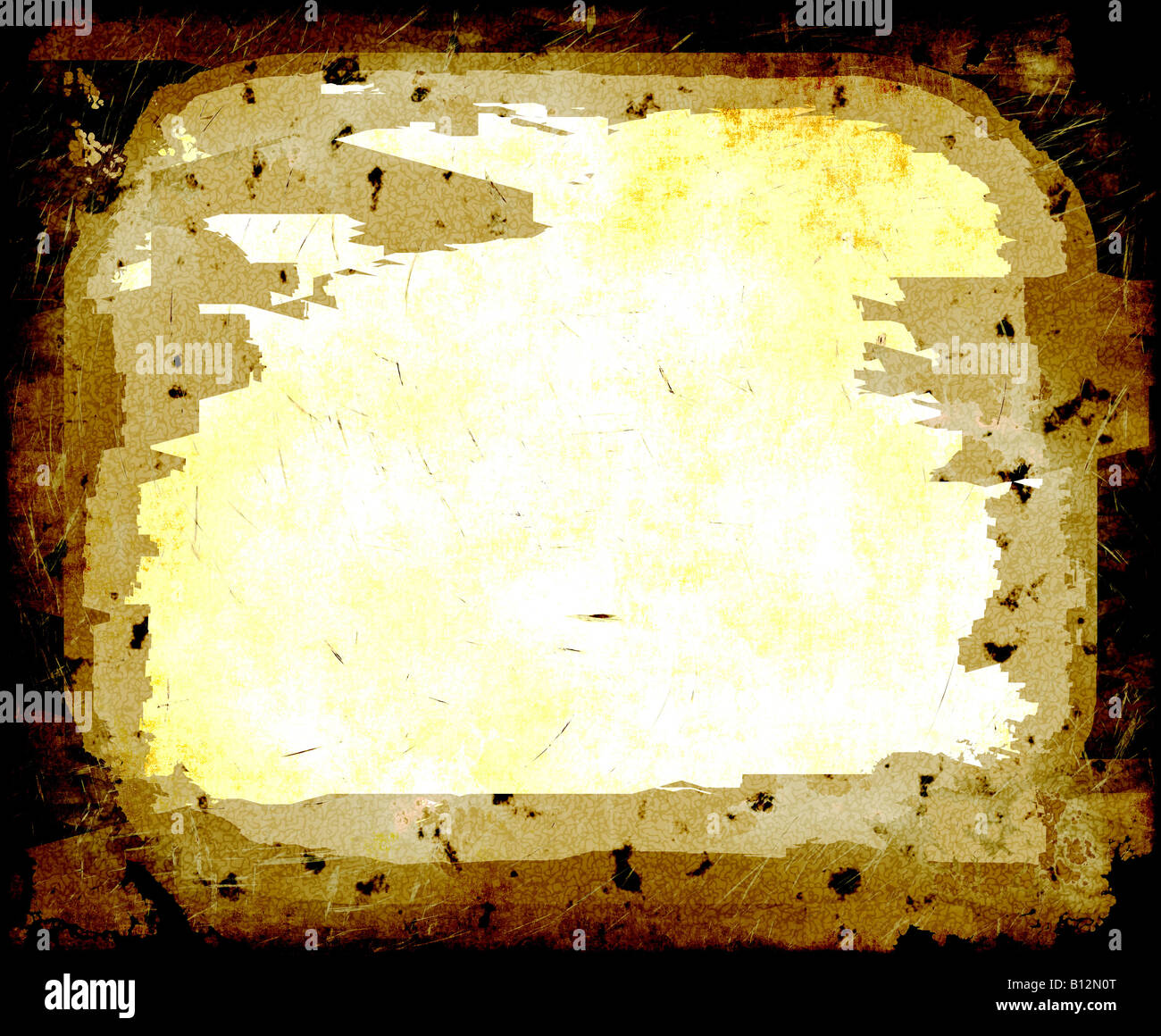 large dirty and scratched abstract grunge background image Stock Photo