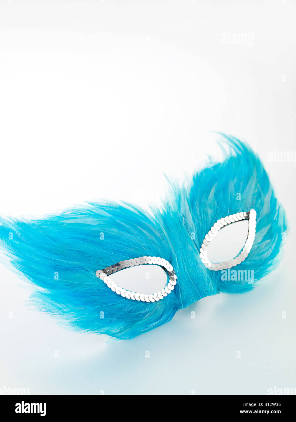 BLUE MASQUERADE EYE MASK Stock Photo - Alamy