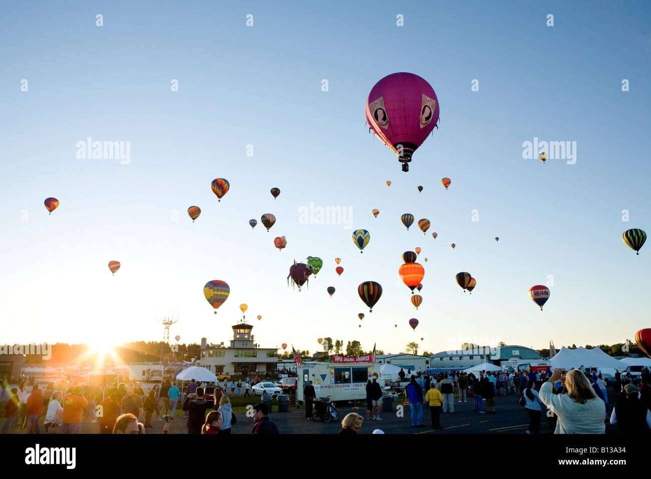 2007 Adirondack Balloon Festival Queensbury New York State Stock Photo