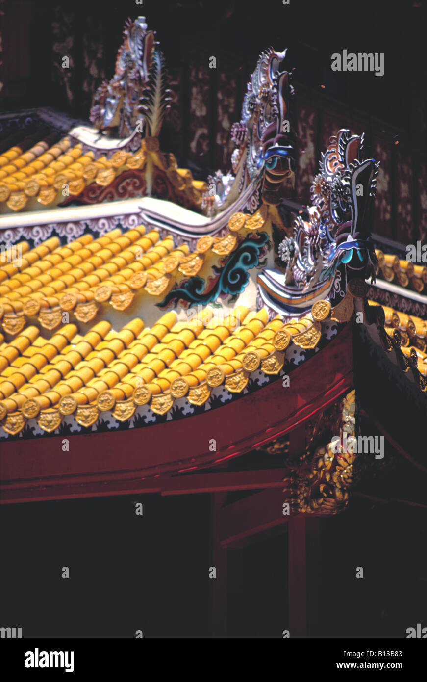 Buddhist temple detail Stock Photo