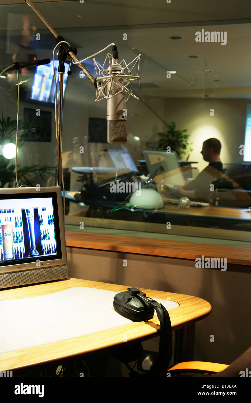 Voice over recording studio hires stock photography and images Alamy