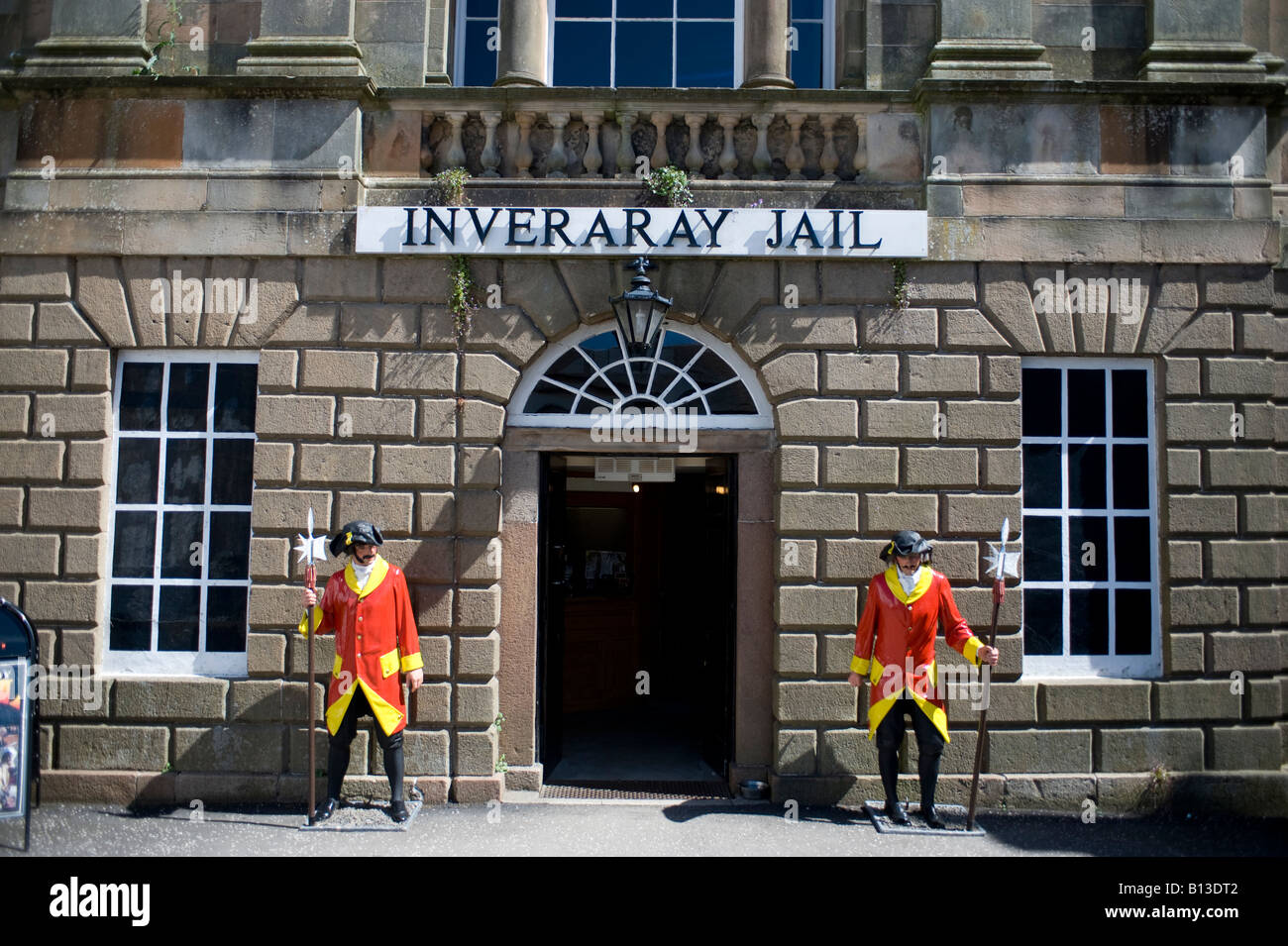 guards at Inveraray jail argyll scotland Stock Photo