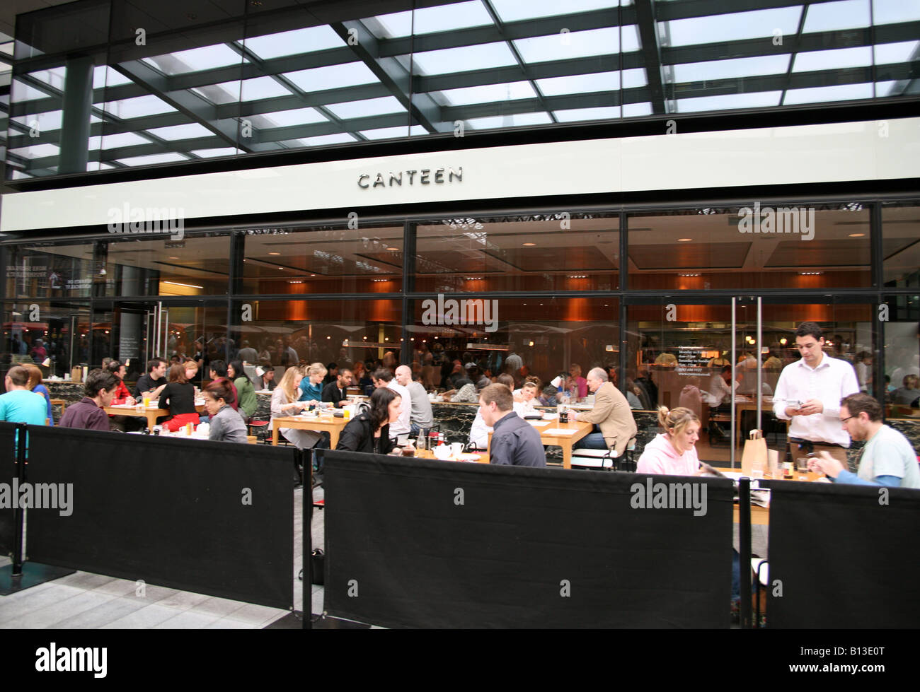 Branch of Canteen restaurant in Spitalfields London Stock Photo Alamy