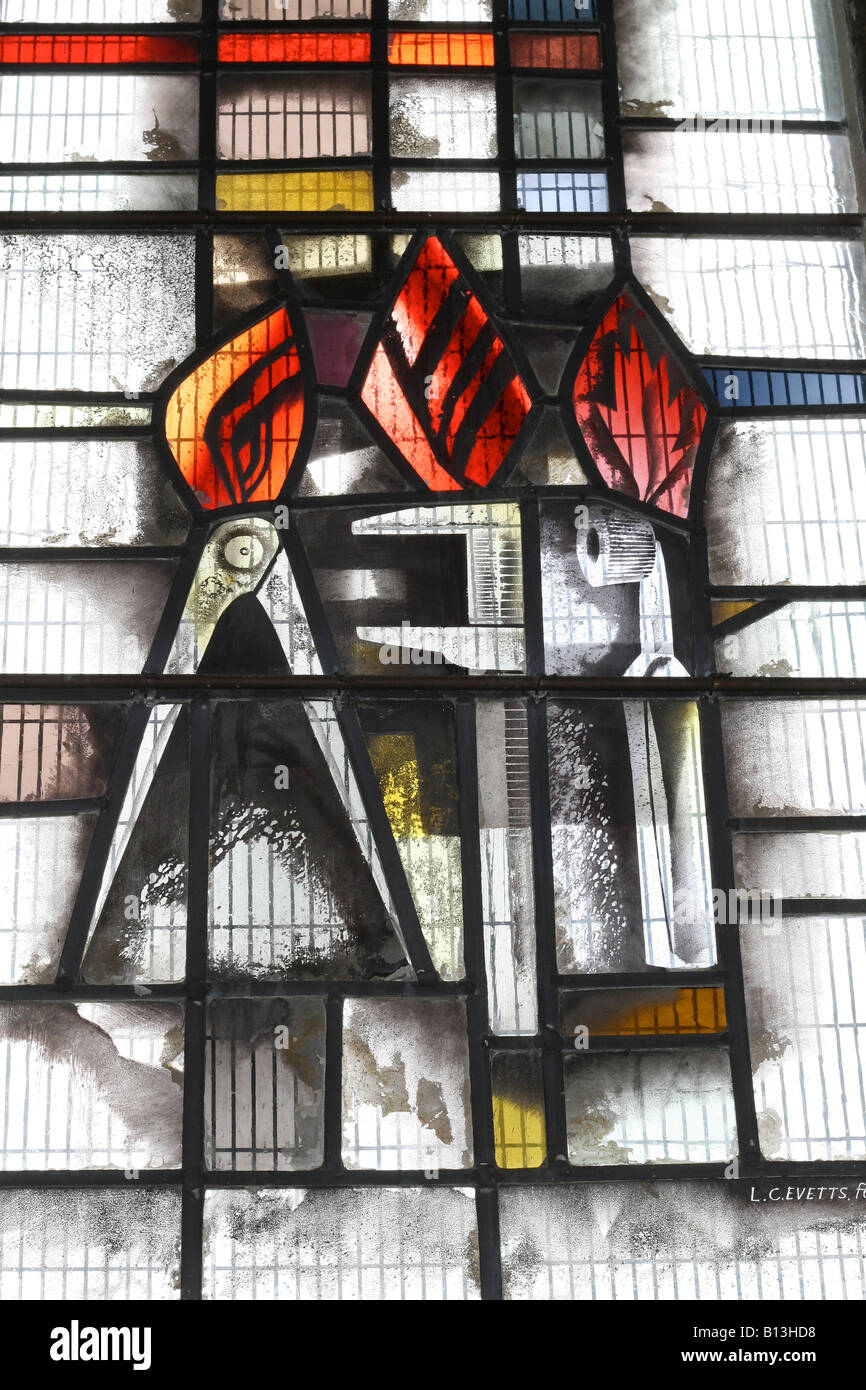 Close up of stained glass window in a church Stock Photo - Alamy