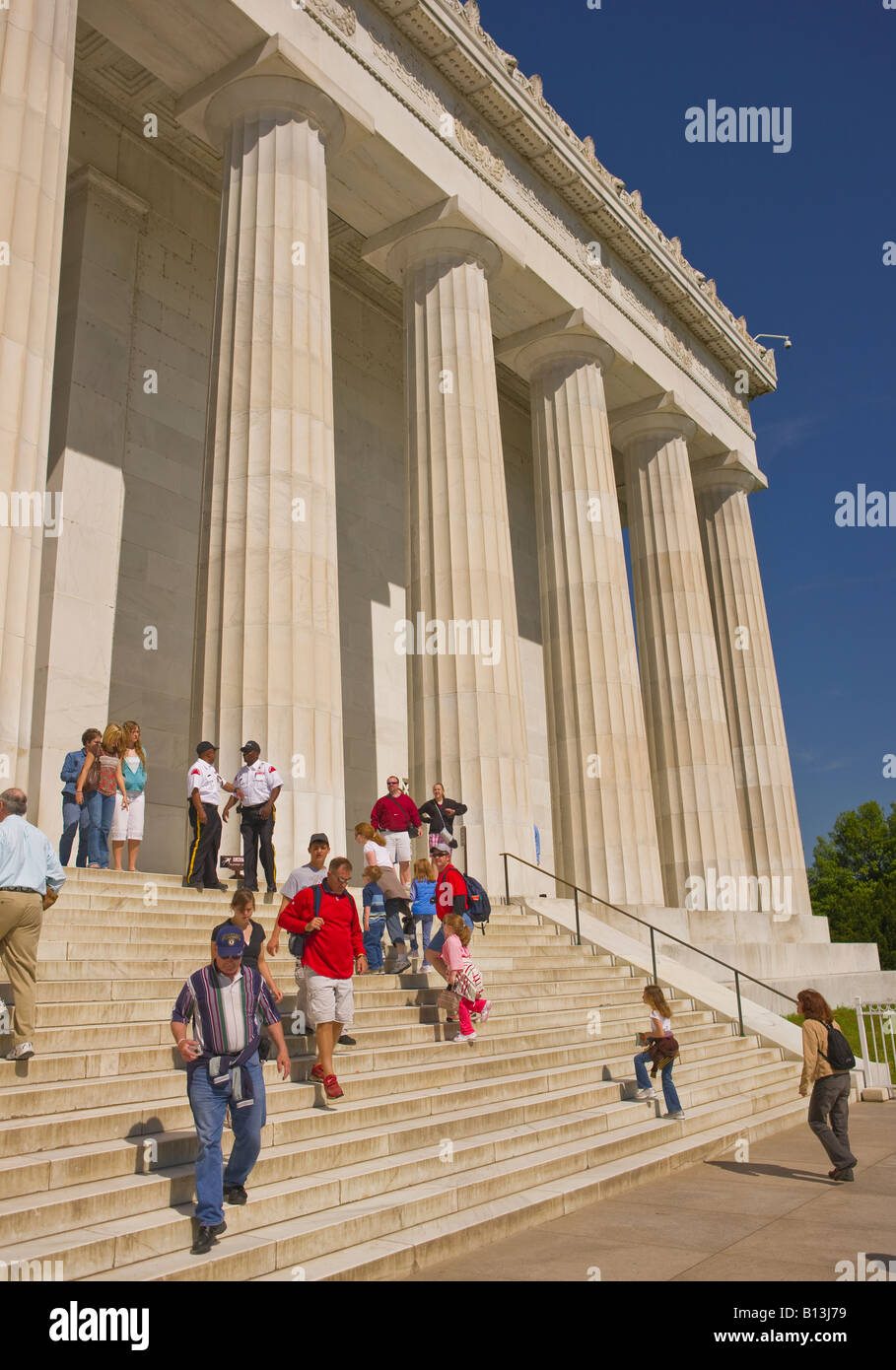 WASHINGTON DC USA Lincoln Memorial Stock Photo