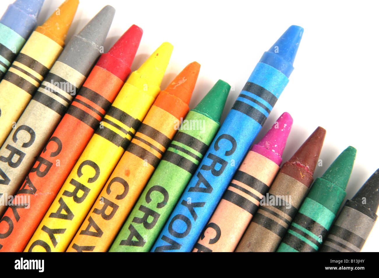 Line of Crayons