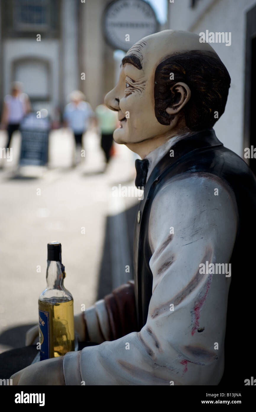 Loch Fyne whiskies shop display at Inveraray argyll scotland Stock