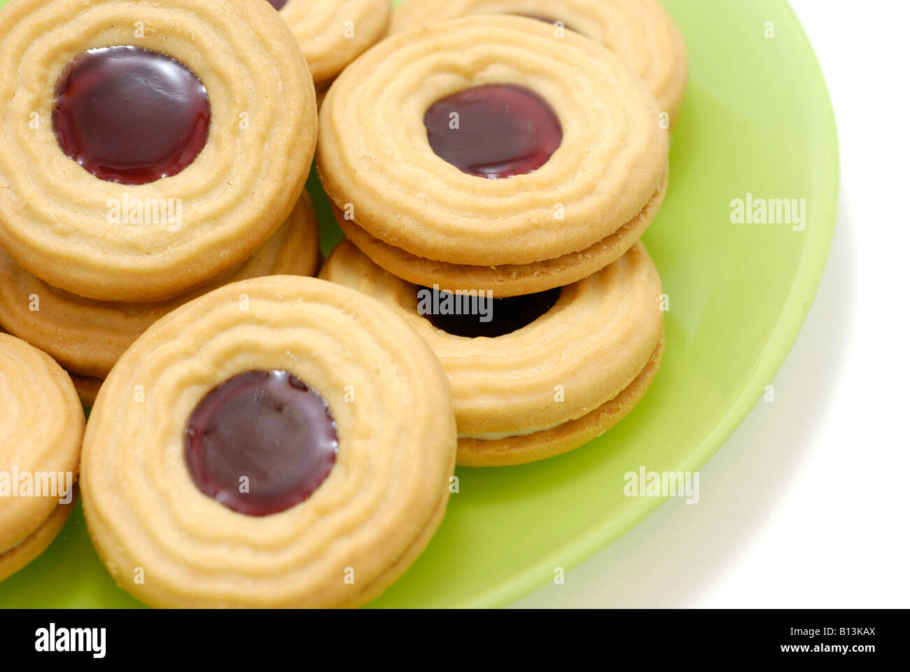 Jam and cream biscuits hires stock photography and images Alamy