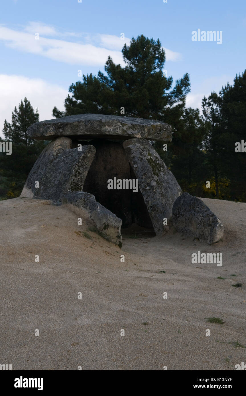 Axeitos dolmen, Portugal Stock Photo Alamy