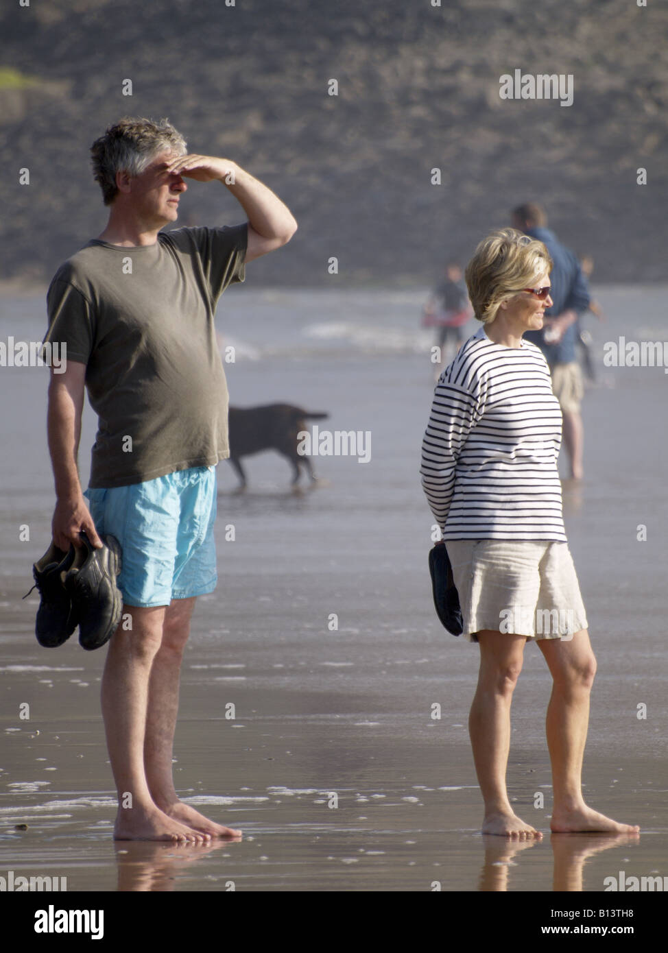 people with no shoes