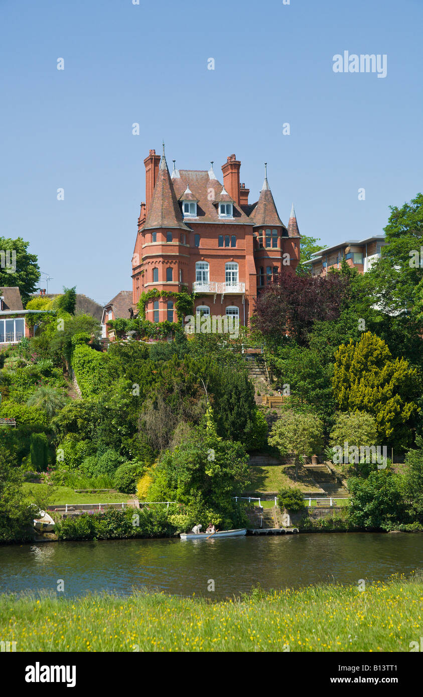 House overlooking River Dee Stock Photo Alamy