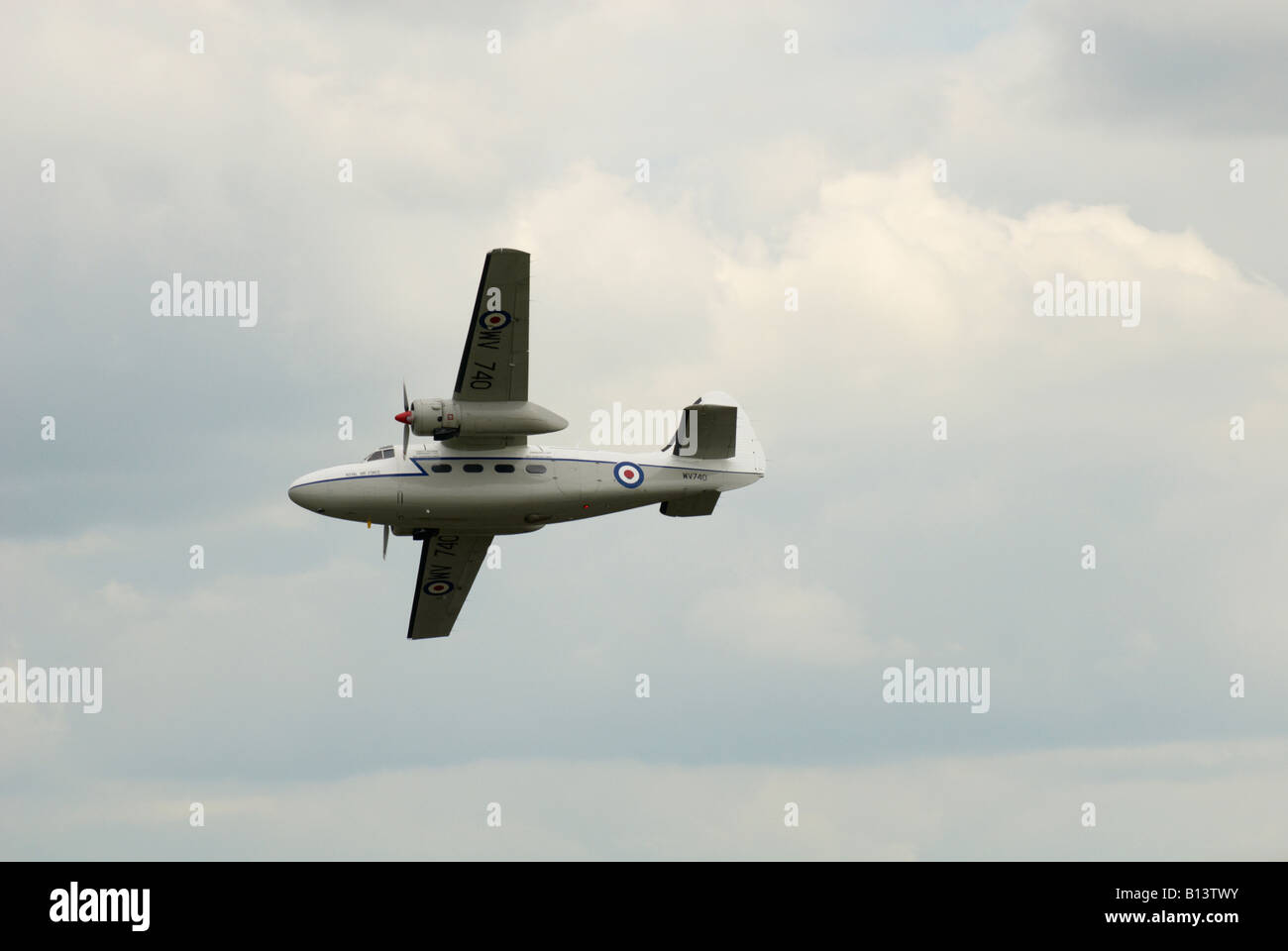 Hunting Percival Aircraft Company Pembroke P.66 Duxford Spring Air Show 2008 Stock Photo