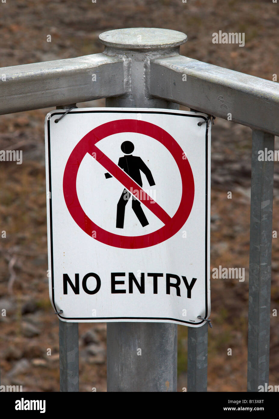 A No Entry Sign Stock Photo Alamy