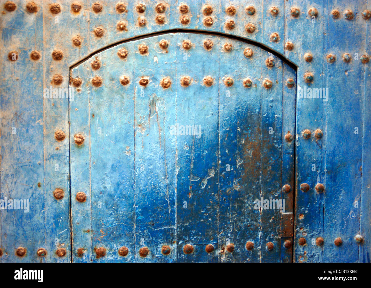 BLUE DOOR,ESSOUIRA,MOROCCO, Stock Photo
