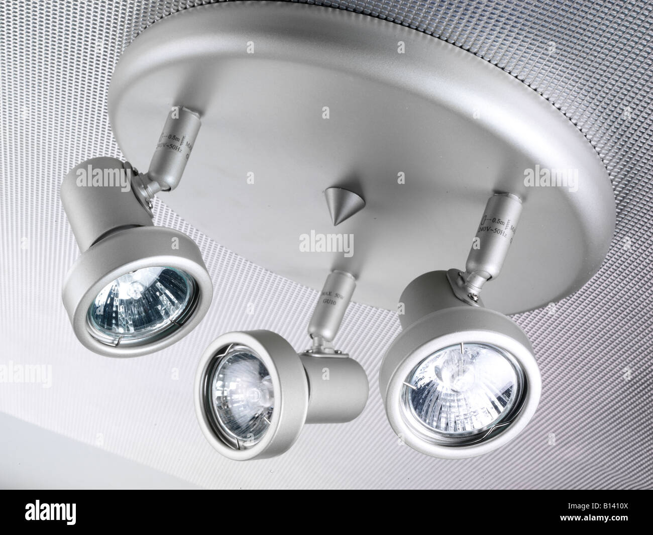 Halogen Ceiling Spotlights Stock Photo 17913642 Alamy