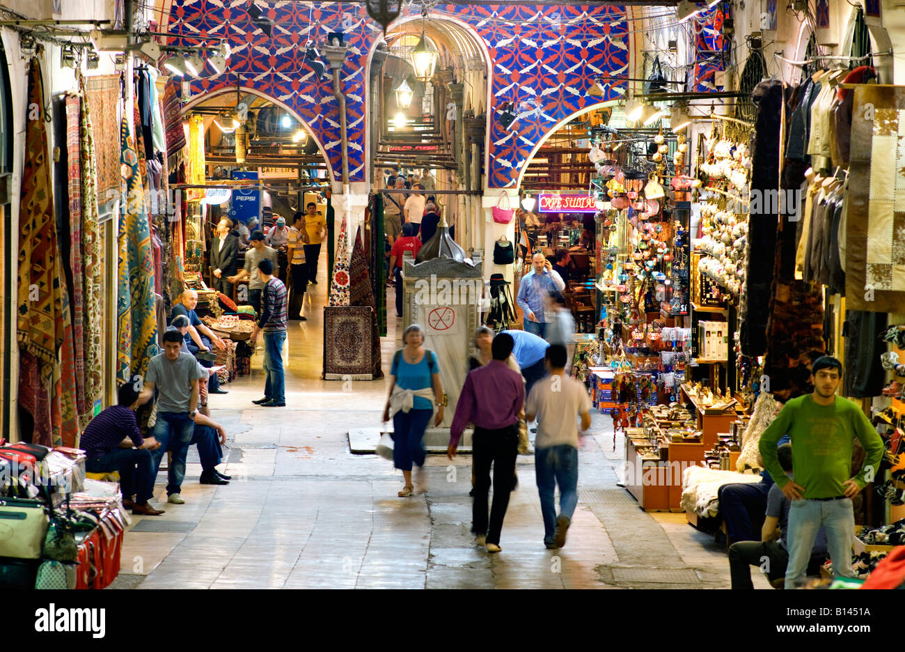 The grand bazar in Istanbul Stock Photo