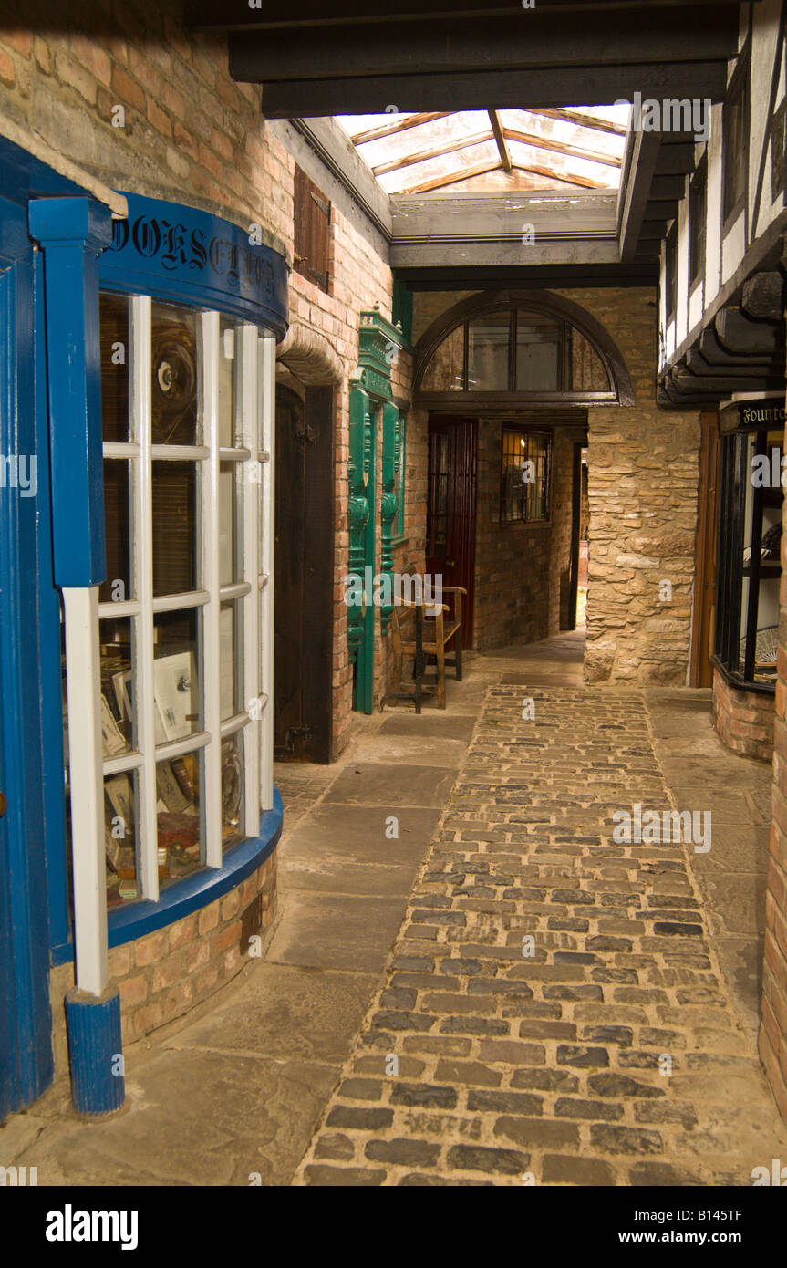 The Shambles Victorian village in Newent Gloucestershire Stock Photo