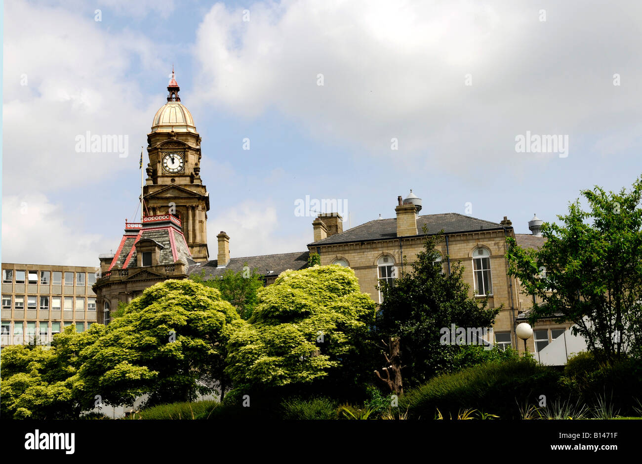 The Town Hall in Long Causeway Dewsbury Stock Photo
