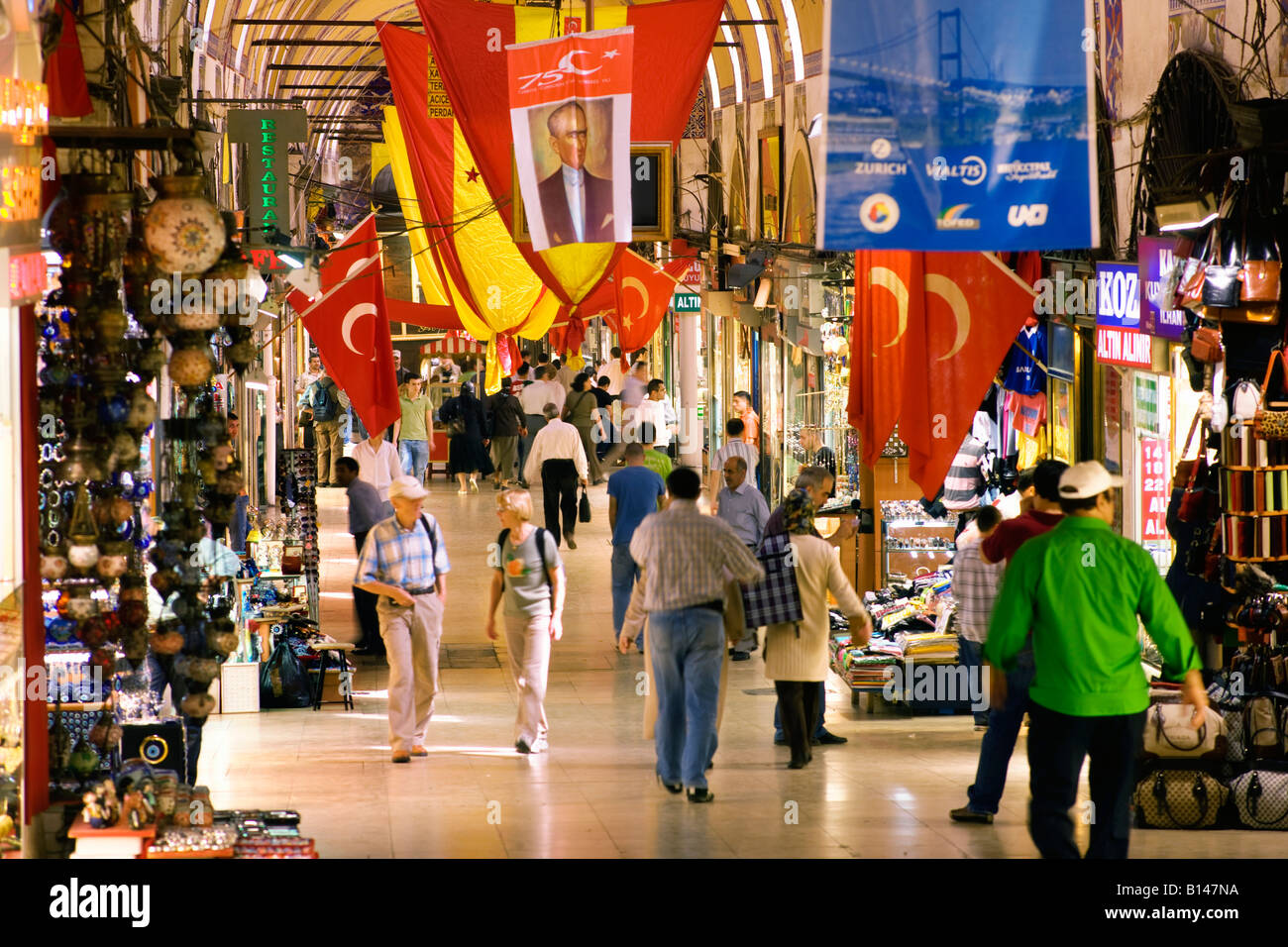 The grand bazar in Istanbul Stock Photo