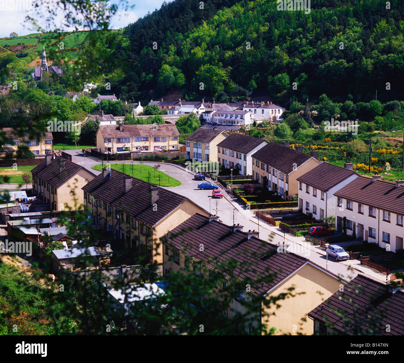 Housing, Avoca, Co Wicklow, Ireland Stock Photo Alamy