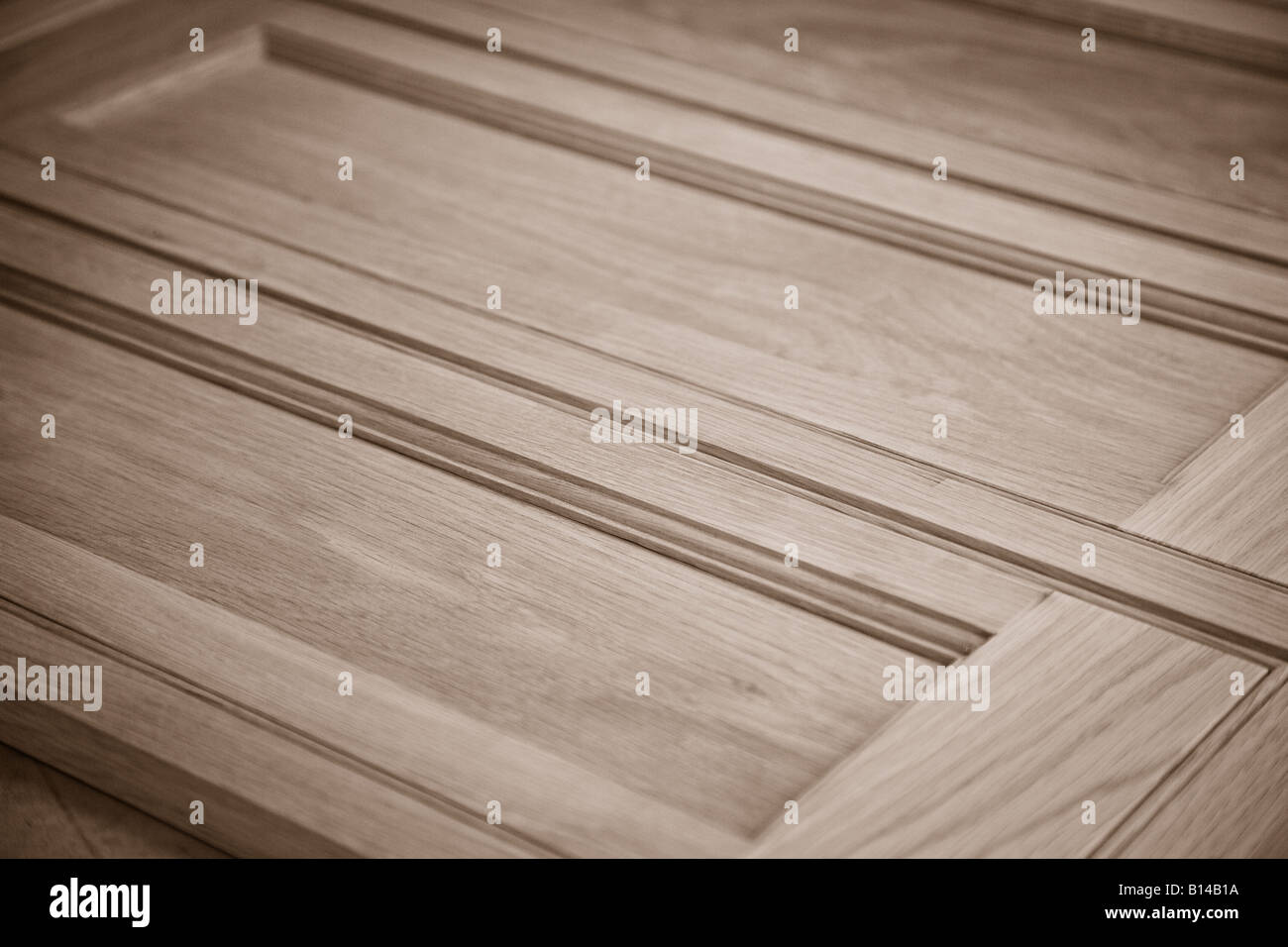 Close up of quality wooden panelling Stock Photo