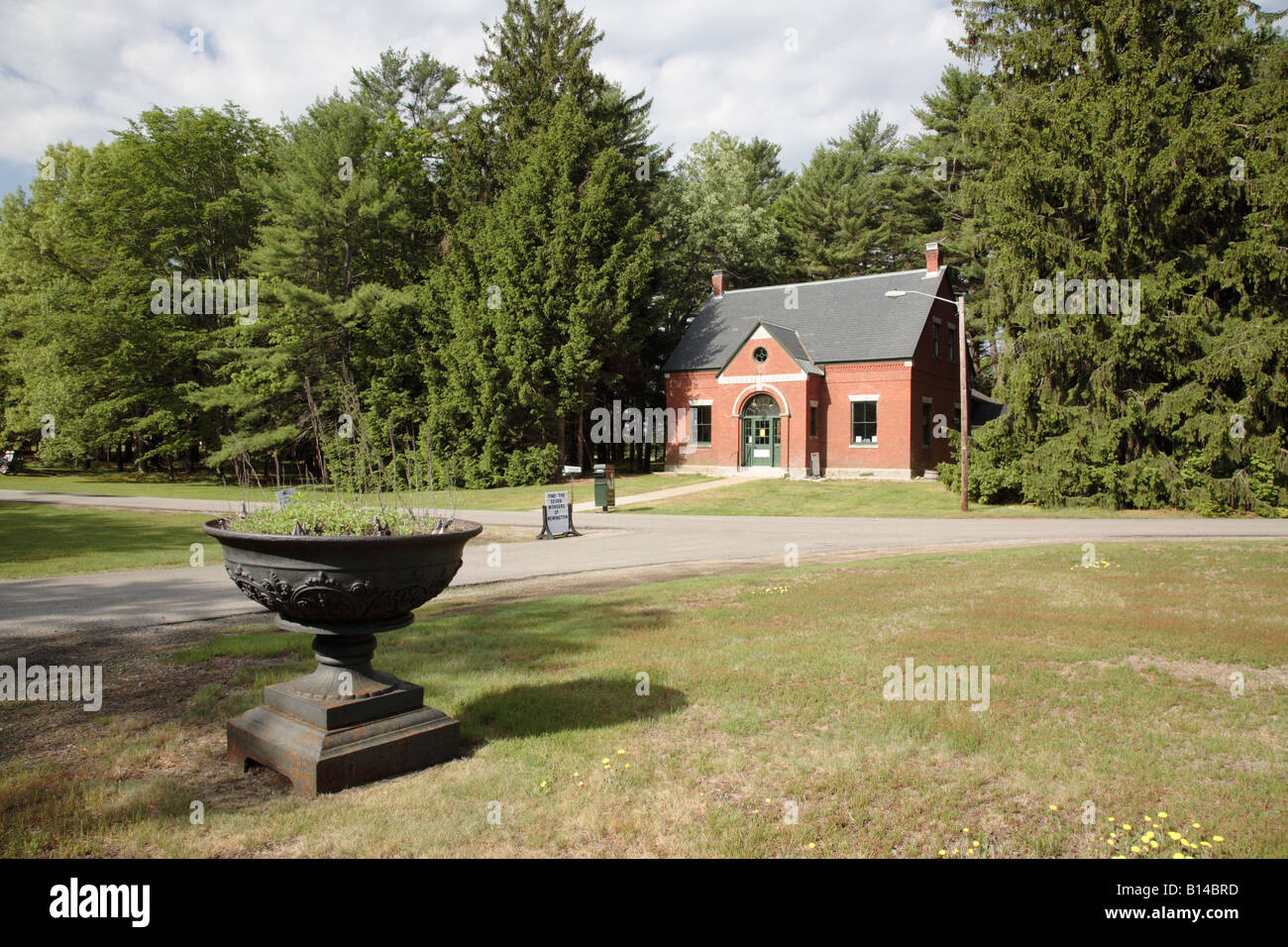 Langdon Library located in the historical district of Newington New