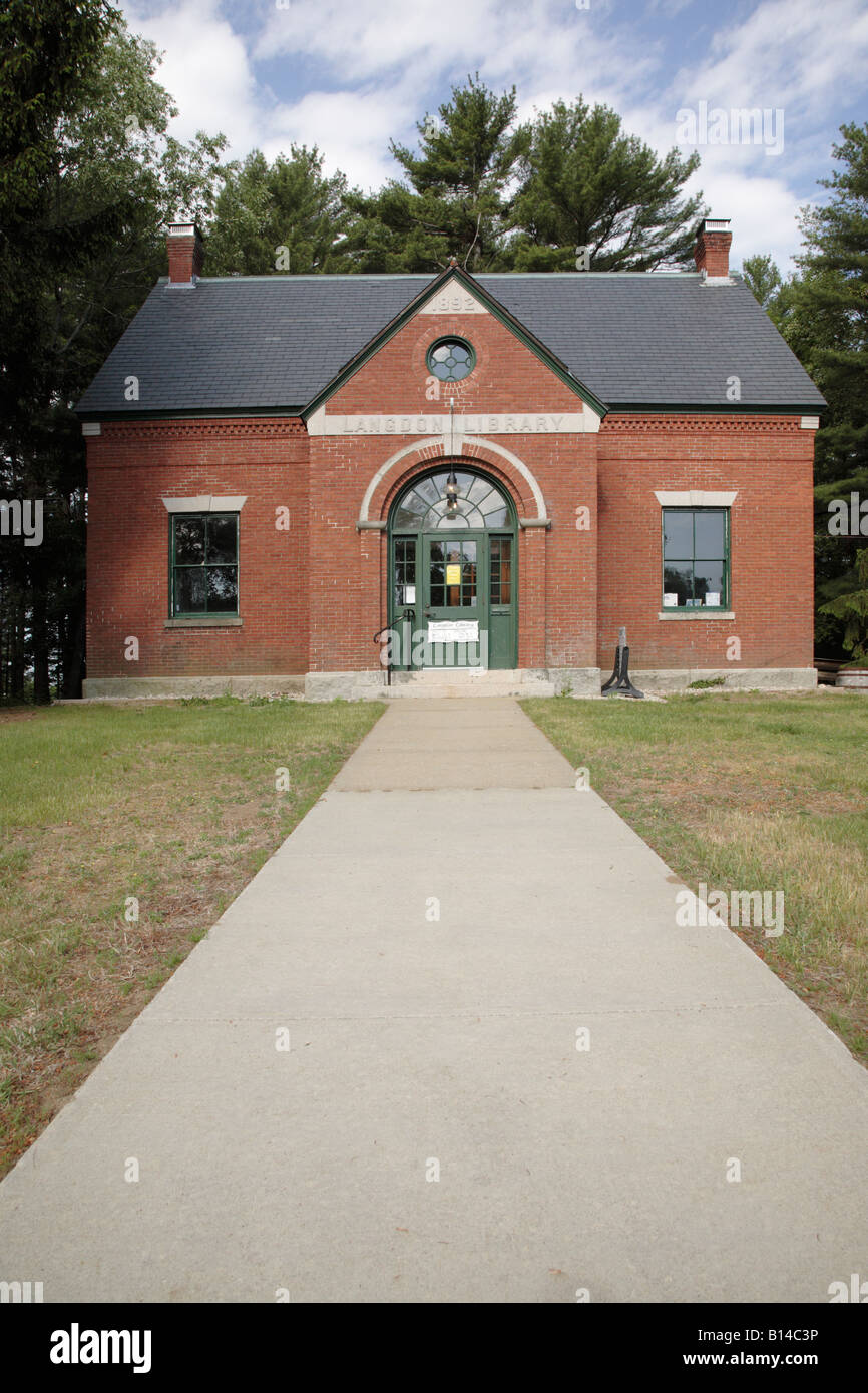 Langdon Library located in the historical district of Newington New