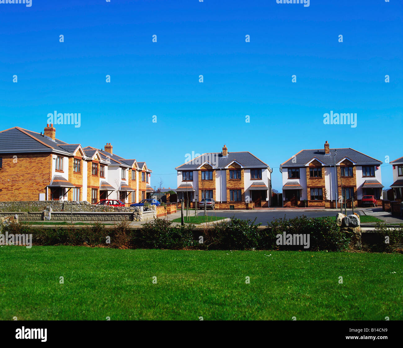 Dublin housing estate, Ireland Stock Photo Alamy
