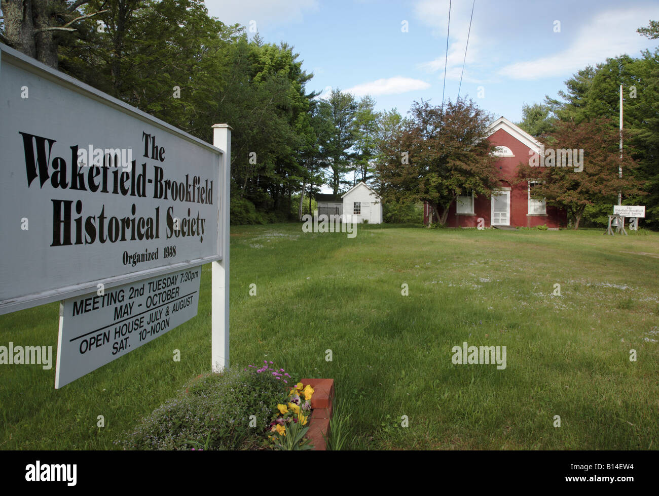 New Hampshire USA...Wakefield Brookfield Historical Society building
