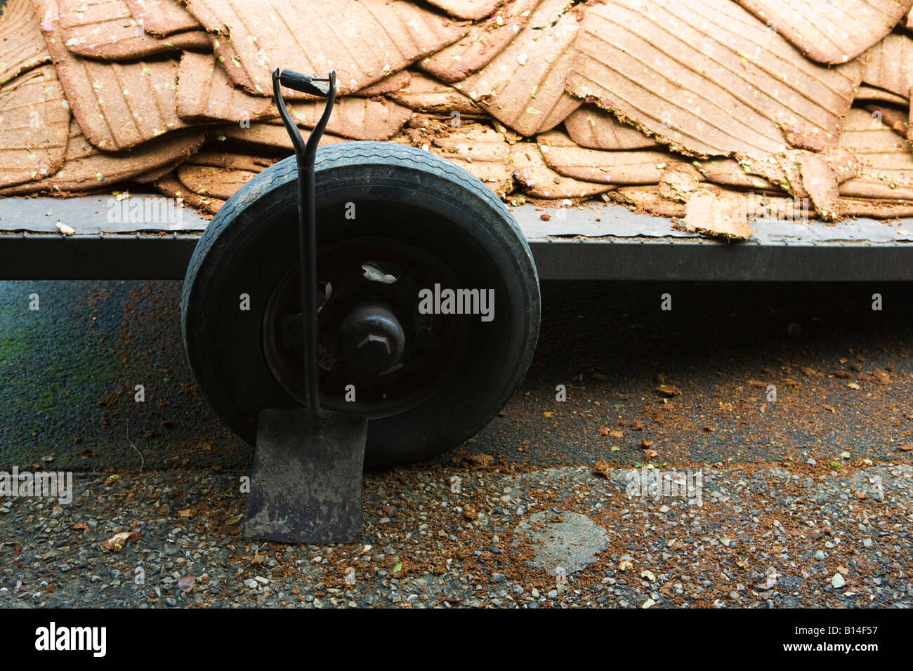 Perry's Cider, Somerset, UK. Traditional cider producers, pomace