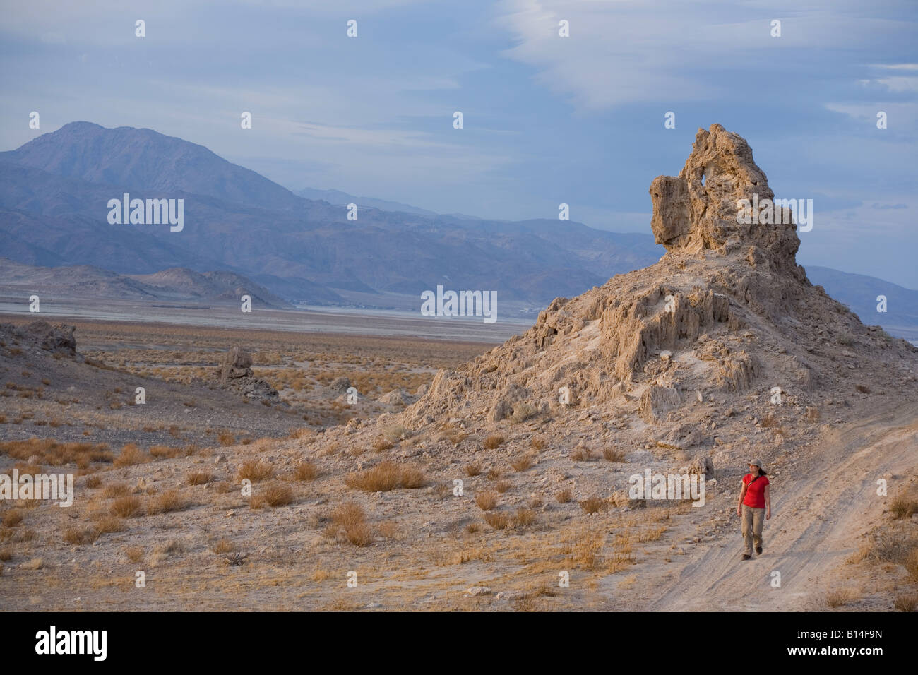 exploring trona pinnacles, california Stock Photo - Alamy